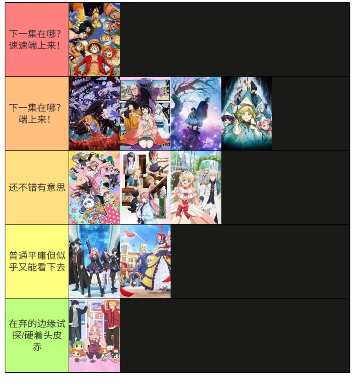 2026年4月新番開播簡評✨ 11部 ranking