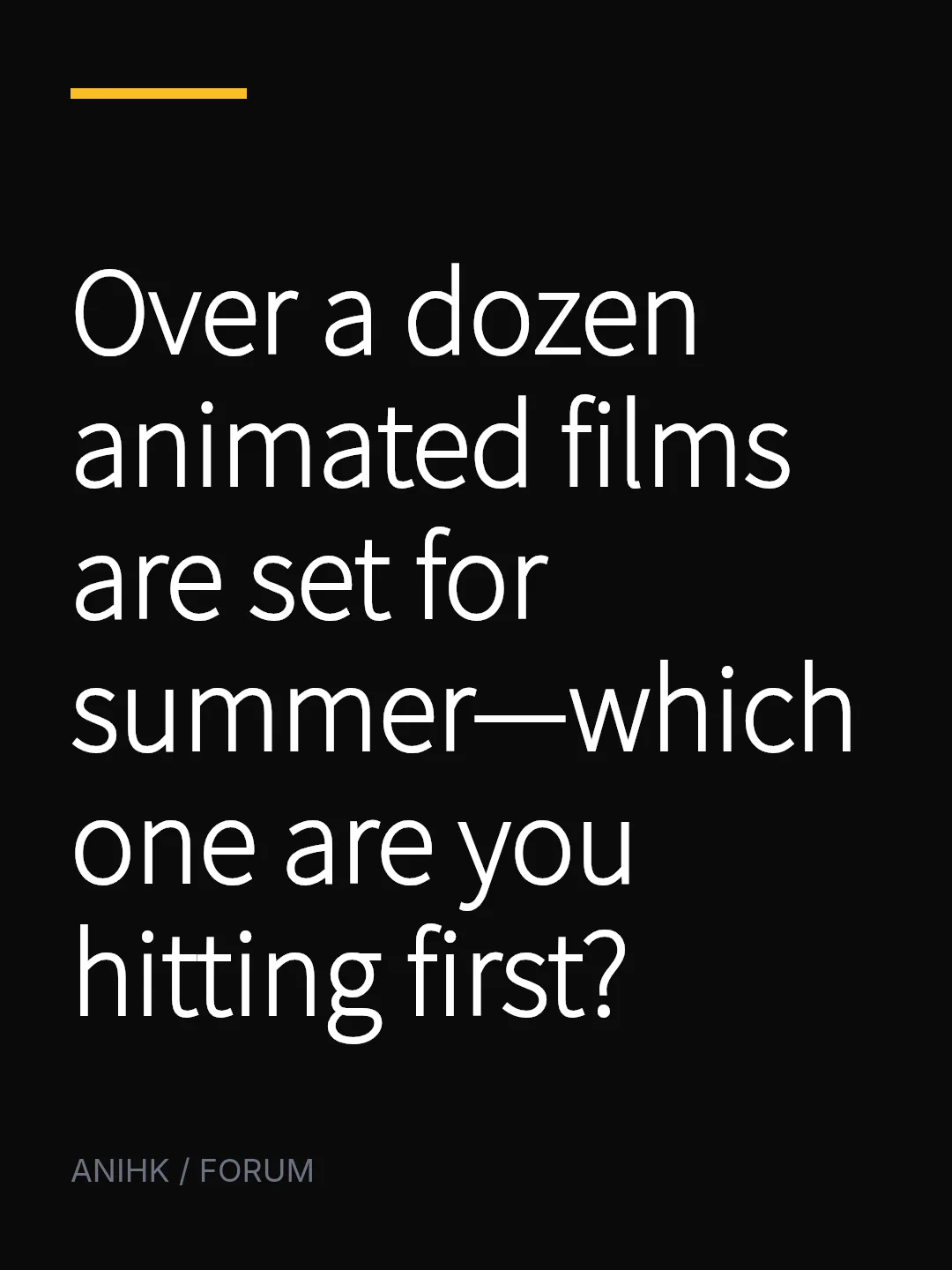 Over a dozen animated films are set for summer—which one are you hitting first?