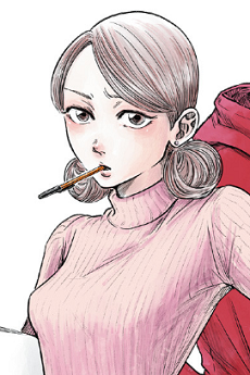 左ききのエレン3巻 　直筆イラストサイン本（三橋由利奈 みっちゃん） 三橋由利奈