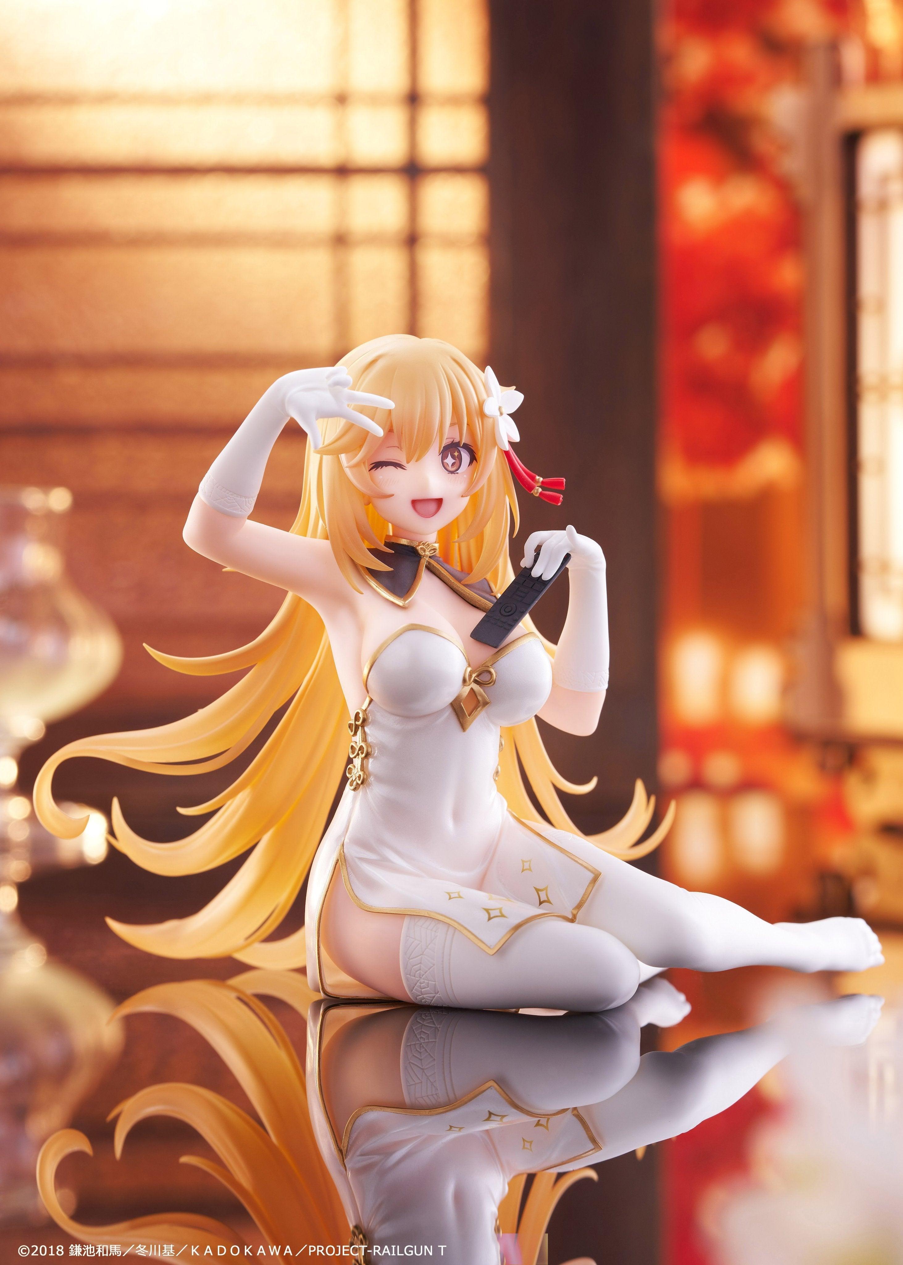 Shokuhou Misaki Cheongsam Figure Revealed! TAITO Desktop Cute Series Colored Prototype