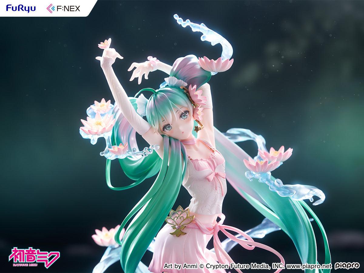 Hatsune Miku Water Lily Ver. Pre-Order Open! F:NEX×Anmi 1/7 Scale Revealed